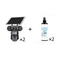 📢📢 50% OFF !!! ⏰ Telecamera di sicurezza Wi-Fi esterna 6K 9MP | 3 obiettivi, PTZ 360° | IP66 impermeabile, Visione notturna a colori, Audio bidirezionale, Motion Tracking