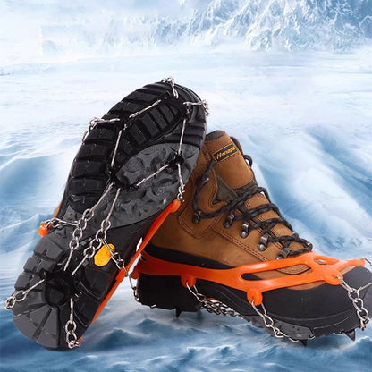 🏔️ Ramponi Antiscivolo per Scarponi e Scarpe da Trekking – Punte in Acciaio Inox su Neve e Ghiaccio ❄️