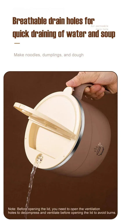 ⏳ULTIMO GIORNO SALDI 50% OFF💕Ciotola in Acciaio Inox 304 Multiuso Anti-scottatura Grande Capacità per Noodles Istantanei