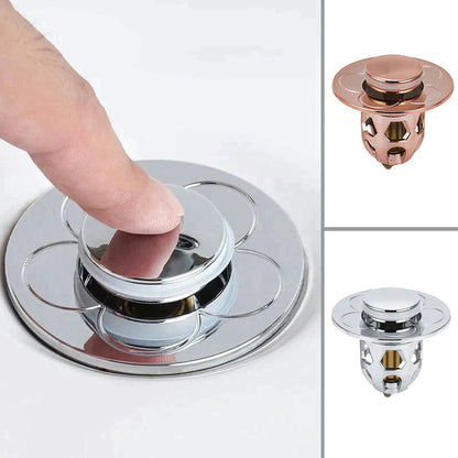 🔥 -50% Oggi: Tappo Universale per Scarico Lavandino – Blocca acqua e odori, installazione rapida e adattamento universale.