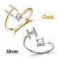 💍 50 % RABATT JUST NU! ❤️ Ring med initialer – personlig, justerbar och perfekt som en meningsfull present till dig själv eller någon du älskar ✨
