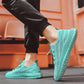 👟 50% RABATT NU! 🦶 Flygande Vävda Ortopediska Skor – Fotvalvsstöd, Smärtlindring & Slip-On Design – Heldagskomfort 🏃‍♂️