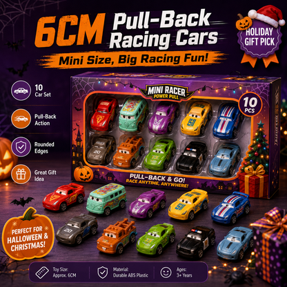 🚗🔥 -50%! Set Macchinine Giocattolo Cartoon Mini – Colori Vivaci, Ruote Scorrevoli, ABS Resistente per Feste e Collezioni Bambini ✨