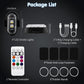 🚨🌈 Luci LED Wireless 8 Colori con Telecomando – Visibili fino a 500 metri! Potente funzione lampeggiante in 8 colori vivaci – Per auto, moto, droni e molto altro! ⚡️