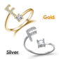 💍 50 % RABATT JUST NU! ❤️ Ring med initialer – personlig, justerbar och perfekt som en meningsfull present till dig själv eller någon du älskar ✨