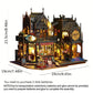 🏰Puzzle 3D in Legno, Puzzle Artigianale in Legno, 1 Set Kit DIY Book Nook, Kit Modello DIY, Ornamento Decorativo 3D da Scrivania, Kit Modello DIY per Decorazione Libreria, Artigianato