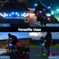 🚨🌈 Luci LED Wireless 8 Colori con Telecomando – Visibili fino a 500 metri! Potente funzione lampeggiante in 8 colori vivaci – Per auto, moto, droni e molto altro! ⚡️