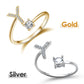 💍 50 % RABATT JUST NU! ❤️ Ring med initialer – personlig, justerbar och perfekt som en meningsfull present till dig själv eller någon du älskar ✨