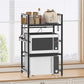 🧰 50% DI SCONTO! 🍳 Scaffale Estensibile per Microonde – Regolabile, Portata 75 kg & con Ganci – Ideale per Cucina, Dispensa e Officina 🏠