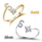 💍 50 % RABATT JUST NU! ❤️ Ring med initialer – personlig, justerbar och perfekt som en meningsfull present till dig själv eller någon du älskar ✨