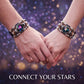 ✨🔮 Braccialetto in Pelle con 12 Segni Zodiacali Fosforescenti – Luminoso al Buio, Unisex, 17,5/20,6 cm – Regalo Perfetto per Uomo e Donna 🌙