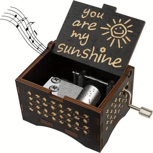 🌻 Carillon "You Are My Sunshine" con Girasole e Ape 🐝 | Formato Palmare, Melodia Calda da Regalare 🎁 | Simbolo di Forza e Felicità, per Chi ami 💛