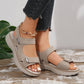 Sandali con Zeppa da Donna con Cinturini a Strappo