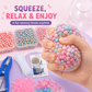 ✨ Kit Fai-da-Te per Creare Palline Antistress, Include 6 Bustine di Riempimento, 10 Involucri Morbidi Trasparenti, Strumento di Espansione, Ideale per il Relax degli Adulti, Squishy Maker