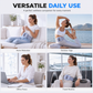 💪🌿 Anello massaggiatore portatile a 5 velocità – Cinghia regolabile, sollievo per i tessuti profondi, alleviamento del dolore muscolare portatile per casa, palestra e viaggi 🌟👑