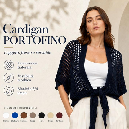 Top in Maglia a Rete Traspirante con Nodo Frontale da Donna