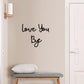 ✨ 50% DI SCONTO – Decorazione Murale Boho in Legno – Scritta “LOVE YOU BYE”, Stile Rustico & Versatile per la Casa 🌿