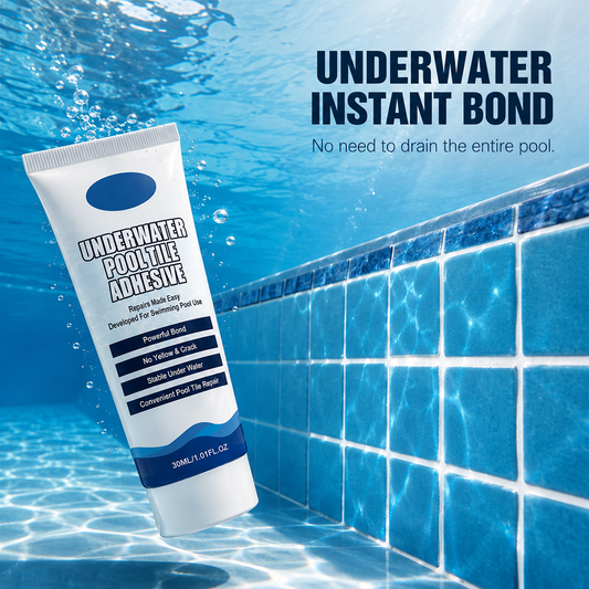 🥳SUPER OFFERTA 2026🥳💞OLTRE 50.000 VENDUTI!💧🔧Adesivo subacqueo ad alta resistenza per piastrelle piscina. Incolla istantaneamente sott’acqua, non devi svuotare la piscina e non serve un tecnico.