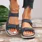 Sandali con Zeppa da Donna con Cinturini a Strappo