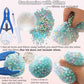 ✨ Kit Fai-da-Te per Creare Palline Antistress, Include 6 Bustine di Riempimento, 10 Involucri Morbidi Trasparenti, Strumento di Espansione, Ideale per il Relax degli Adulti, Squishy Maker