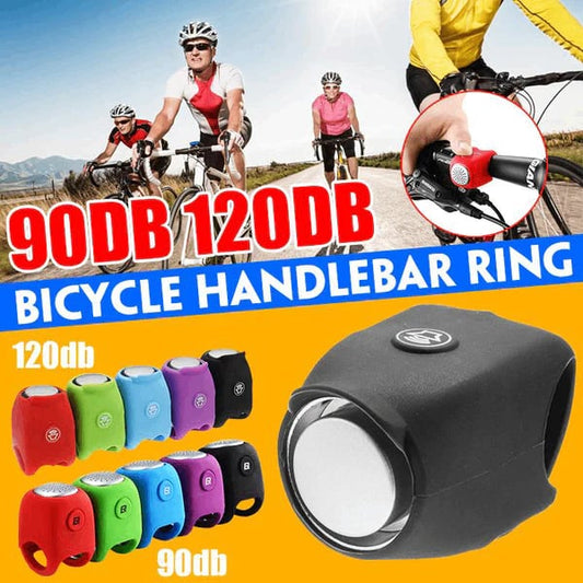 🚲 50% DI SCONTO! 📢 Campanello Clacson Elettronico per Bici 120 dB – 6 Suoni, Leggero e Impermeabile ✨