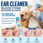 🐶🐱 Detergente per le orecchie di cani e gatti – allevia il prurito e mantiene le orecchie pulite e sane! 👂✨🛁