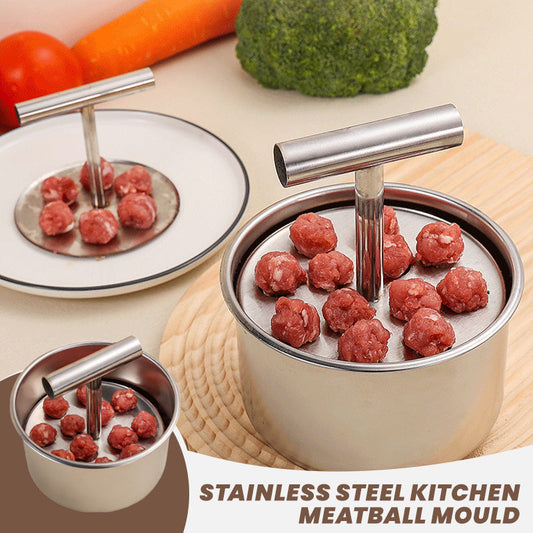 Stampo Per Polpette Da Cucina in Acciaio Inox