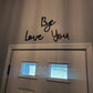✨ 50% DI SCONTO – Decorazione Murale Boho in Legno – Scritta “LOVE YOU BYE”, Stile Rustico & Versatile per la Casa 🌿