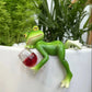 🐸 Ornamento Rana Appendivaso per Fiori 🍷