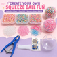 ✨ Kit Fai-da-Te per Creare Palline Antistress, Include 6 Bustine di Riempimento, 10 Involucri Morbidi Trasparenti, Strumento di Espansione, Ideale per il Relax degli Adulti, Squishy Maker