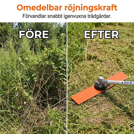 Robust röjblad 🌿 Röj tät buskvegetation som ett proffs ⚡