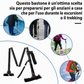 SCONTO DEL 50% IN QUESTO MOMENTO!🧑‍🦳 Canne pliante multifonctionnelle – Compacte, réglable et stable, l’alliée discrète pour marcher en toute confiance, en ville comme à la campagne 🏙️🌳