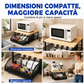 ✨ Supporto a 2 Ripiani per Microonde & Elettrodomestici 🍵📦 - Cassetto Estraibile | Struttura Ferro + Legno | Salvaspazio | 3 Colori | 65% DI SCONTO
