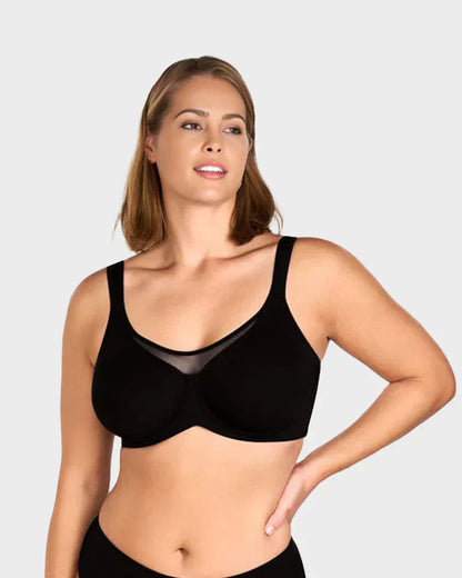⏳Ultimo Giorno Prezzo Speciale €6,99💐 Reggiseno Donna Elegante in Pizzo Copertura Totale Taglie Forti | Senza Ferretto & Scelto da 50K+ Donne👙