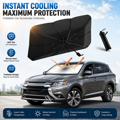☀️Saldi Estivi 50% OFF!🚗 Parasole Auto Pieghevole per Finestrino – Blocca i raggi UV e il calore – Protegge il cruscotto e gli interni 🛡️
