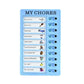 📋 Tabellone Magnetico per Routine e Compiti dei Bambini – Planner Visivo con Cursori a Scorrimento & 120 Tessere