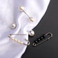 ✨Spille con perle, spille di sicurezza per abiti, pantaloni, gonne, cardigan, colletti, spille con strass e perle finte per donne e ragazze, spille di sicurezza estensibili per pantaloni.