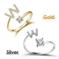 💍 50 % RABATT JUST NU! ❤️ Ring med initialer – personlig, justerbar och perfekt som en meningsfull present till dig själv eller någon du älskar ✨