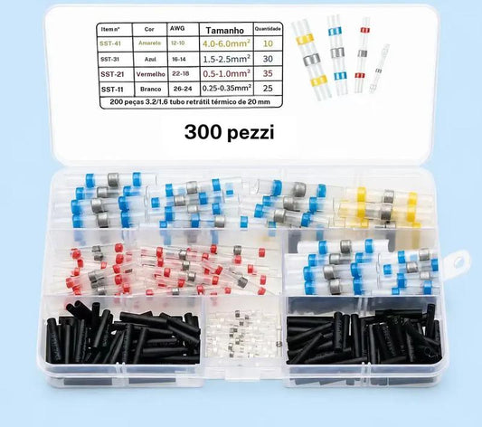 💧🔧 Kit di connettori impermeabili per fili di saldatura Solderstick ⚡🛠️