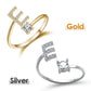 💍 50 % RABATT JUST NU! ❤️ Ring med initialer – personlig, justerbar och perfekt som en meningsfull present till dig själv eller någon du älskar ✨