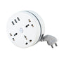 🔌🧵 Multipresa Universale con Avvolgicavo – Ordine Perfetto, Risparmio di Spazio, Sicurezza Rinforzata, il Cavo si Adatta alle Tue Esigenze e Scompare con un Gesto, Addio ai Fili Sparsi 🏠💡