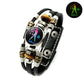 ✨🔮 Braccialetto in Pelle con 12 Segni Zodiacali Fosforescenti – Luminoso al Buio, Unisex, 17,5/20,6 cm – Regalo Perfetto per Uomo e Donna 🌙
