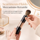 💄 Set Pennelli Trucco da Viaggio Retrattile 5 in 1 & 6 in 1 ✨ | Capsula Antipolvere con Pennello Cipria, Fard & Occhi 👝 | Setole Morbide ad Incastro per Borsa e Ritocchi 🌸
