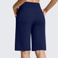 ⏰Ultimo Giorno Sconto 49% OFF🔥 Bermuda Donna con Tasche – 👍Pantaloncini Lunghi Atletici Casual al Ginocchio