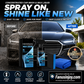 🚗✨SCONTO DEL 50% A TEMPO LIMITATO! Liquido Concentrato per Lavaggio e Ceratura Auto, Kit Spray Detergente Delicato ed Efficace con Spugna e Panno in Microfibra