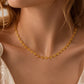 💝 -50%! ✨ Collana Cuore Raggiante – Acciaio Inossidabile 304 – Cuore Traforato & Finitura Lucida per uno Stile Quotidiano Elegante 💟