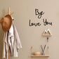 ✨ 50% DI SCONTO – Decorazione Murale Boho in Legno – Scritta “LOVE YOU BYE”, Stile Rustico & Versatile per la Casa 🌿