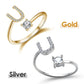 💍 50 % RABATT JUST NU! ❤️ Ring med initialer – personlig, justerbar och perfekt som en meningsfull present till dig själv eller någon du älskar ✨