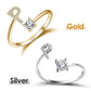 💍 50 % RABATT JUST NU! ❤️ Ring med initialer – personlig, justerbar och perfekt som en meningsfull present till dig själv eller någon du älskar ✨
