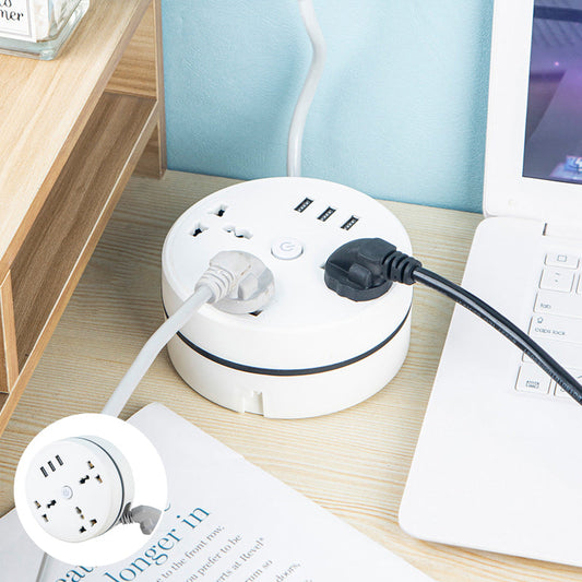 🔌🧵 Multipresa Universale con Avvolgicavo – Ordine Perfetto, Risparmio di Spazio, Sicurezza Rinforzata, il Cavo si Adatta alle Tue Esigenze e Scompare con un Gesto, Addio ai Fili Sparsi 🏠💡